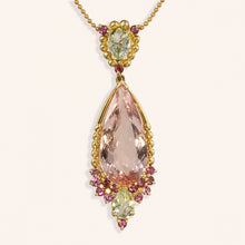 Morganite Cage Pendant