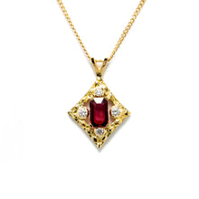 Ruby Pave Pendant