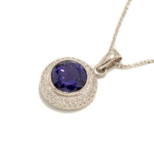 Tanzanite Pave Pendant