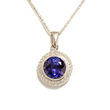 Tanzanite Pave Pendant