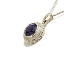 Tanzanite Pave Pendant